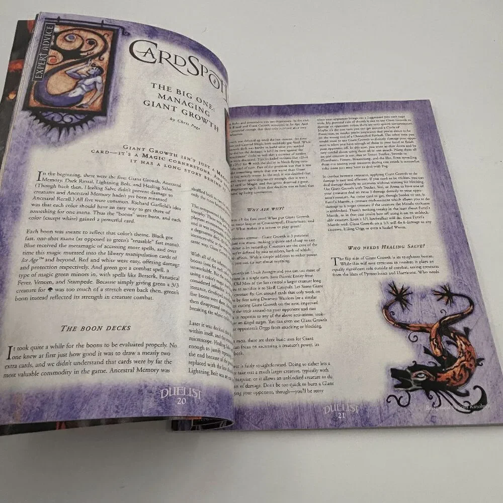 The‎ Duelist - Issue 8 (December 1995) Includes Heather Hudson Art Poster